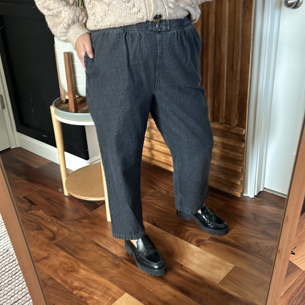 Vintage‎ drapers Bubble Leg Cropped Pants. LP - Picture 6 of 7